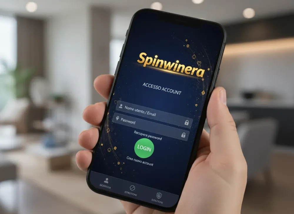 Spinwinera login accesso account sicurezza e istruzioni