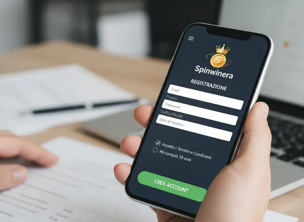 Spinwinera registrazione procedura e requisiti account